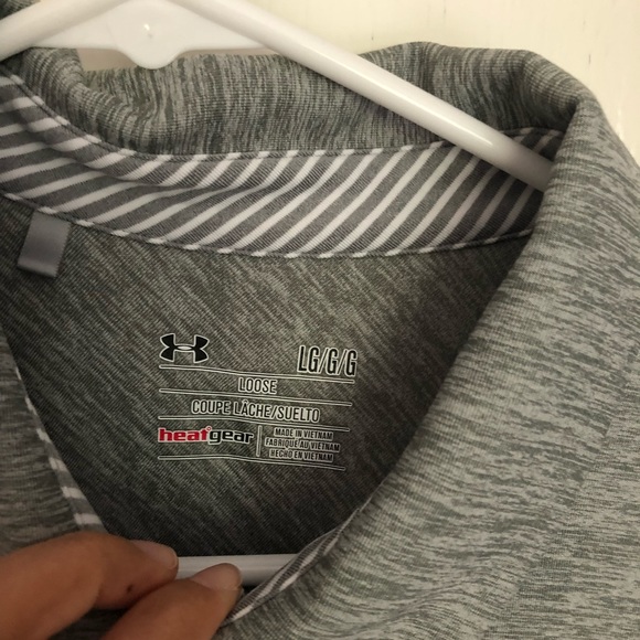 Grey Under Armour Polo - Picture 3 of 3